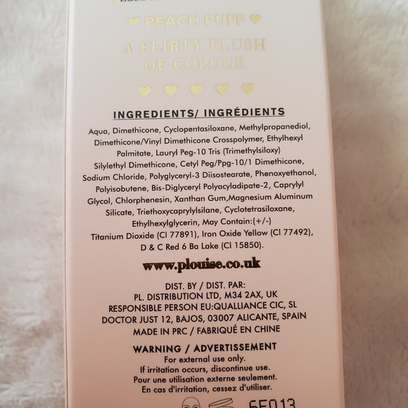Plouise The Cheek Of It Liquid Blush in Peach Puff π NEW P.Louise - Picture 9 of 12